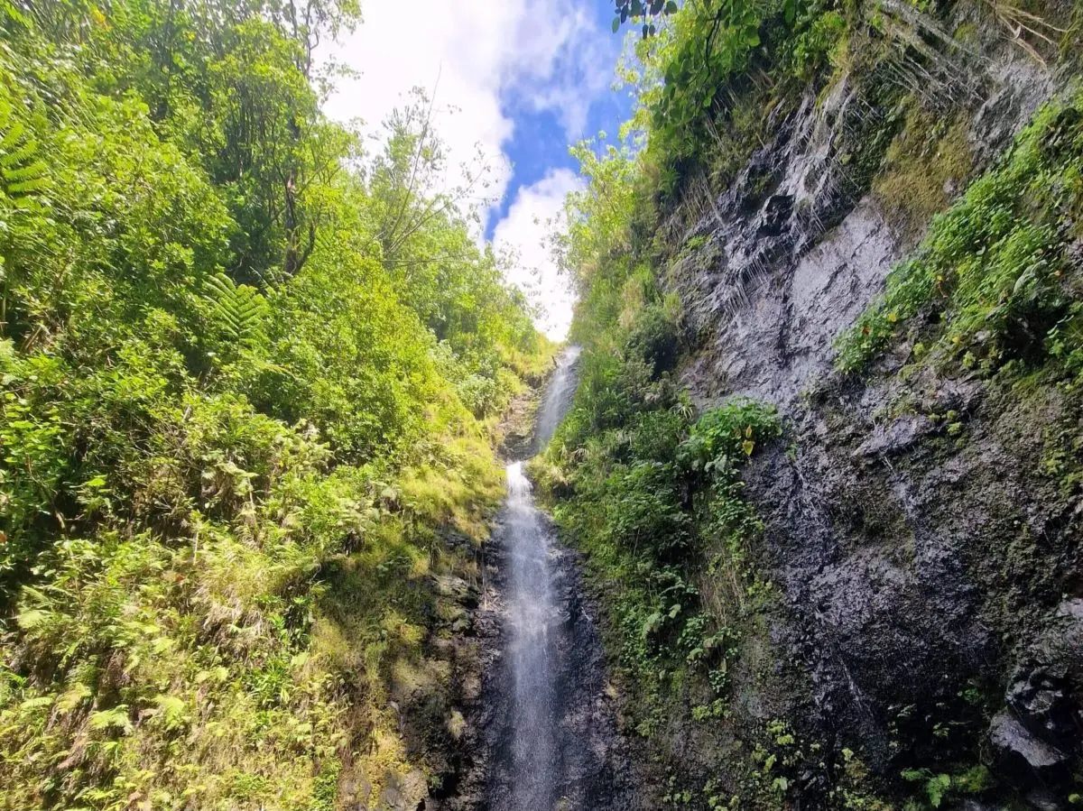 The Three Waterfalls hike in Raiatea, French Polynesia