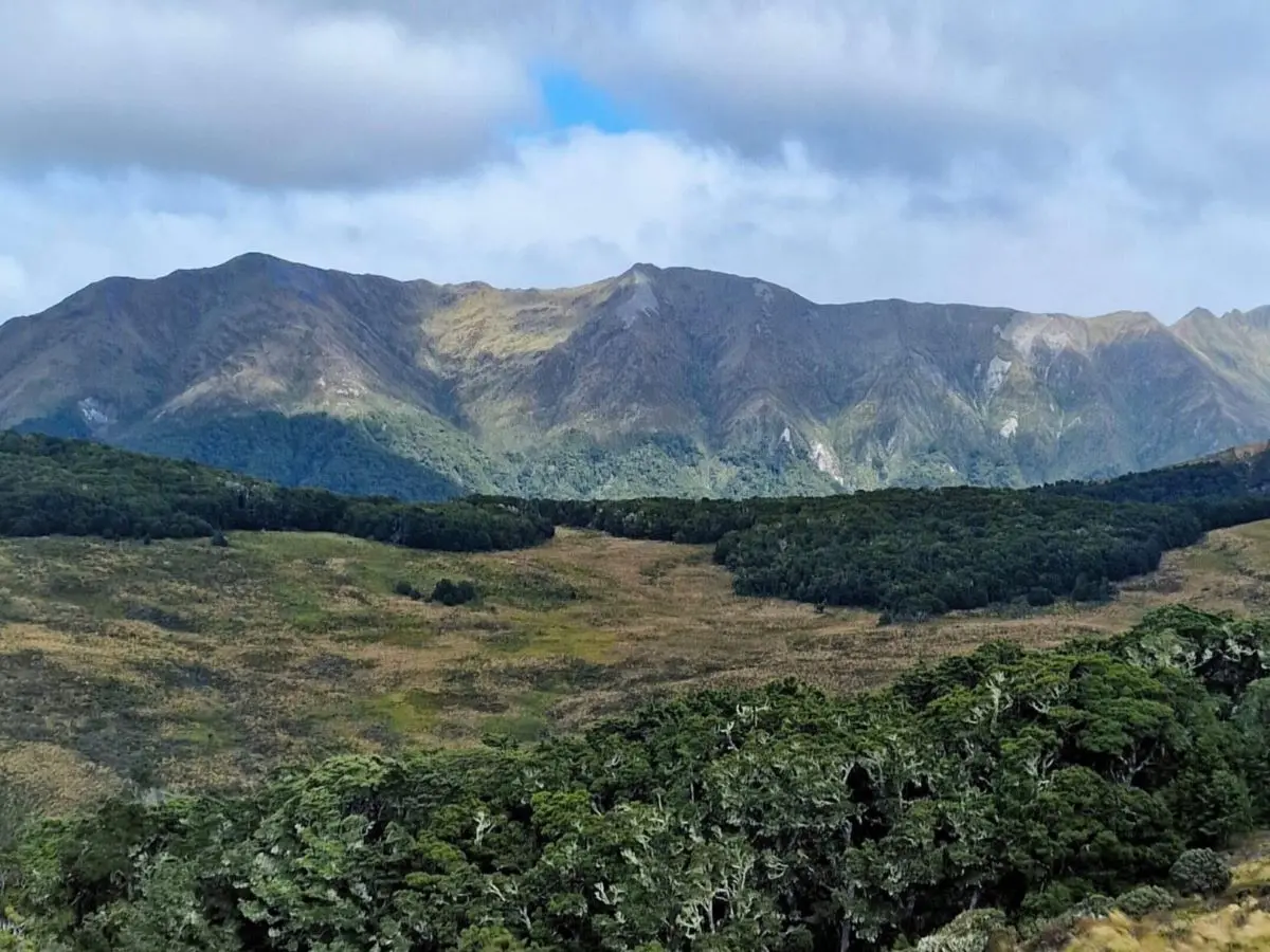 The Kepler Track Day Hike view of the Murchison Mountains in New Zealand