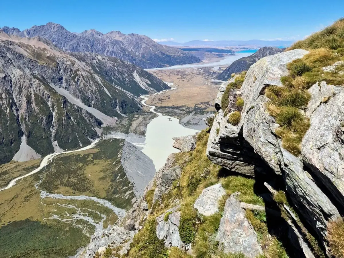 Epic views from the Sefton Bivouac Track in Mount Cook National Park