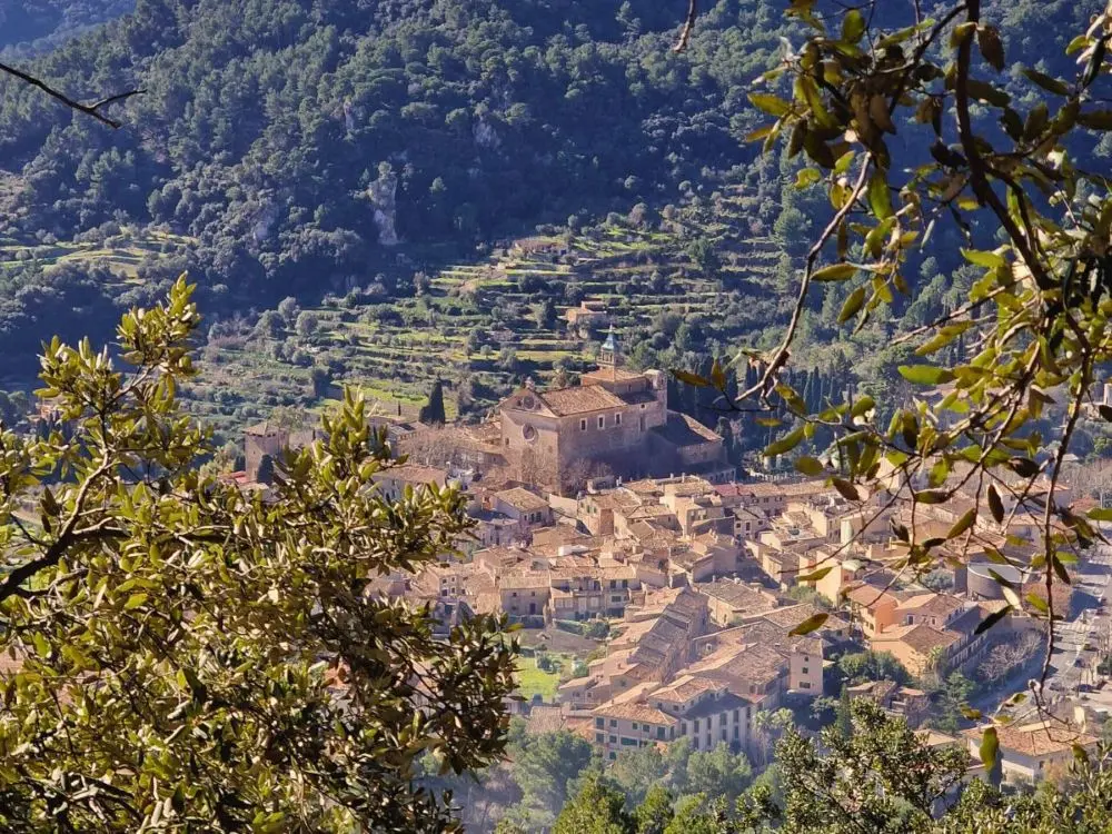 View of Valldemossa from The Archduke's Trail: Must-Do Mallorca Hike