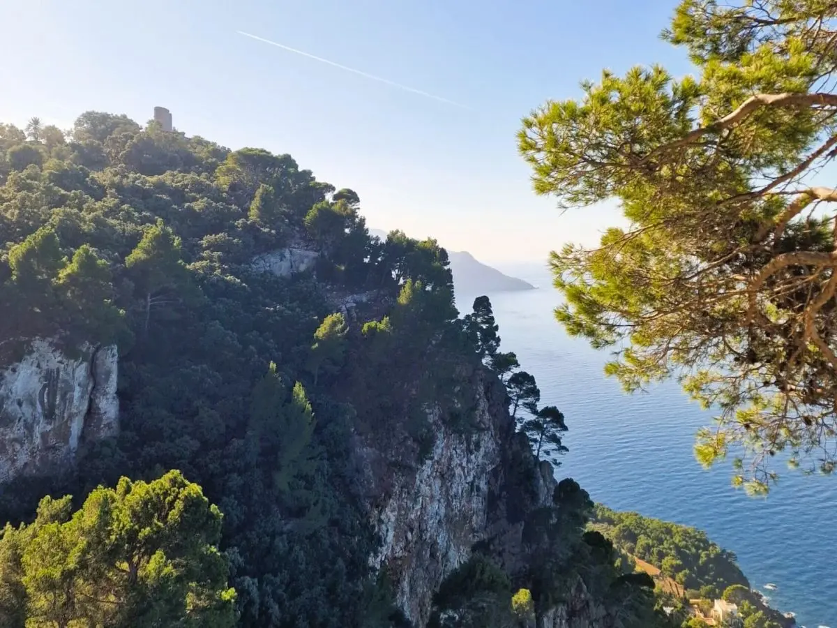 Coastal view from the Caló de S’Estaca hiking trail near Valldemossa